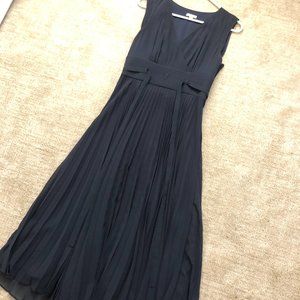Anthropologie Leifsdottir Pleated Merle Midi Dress